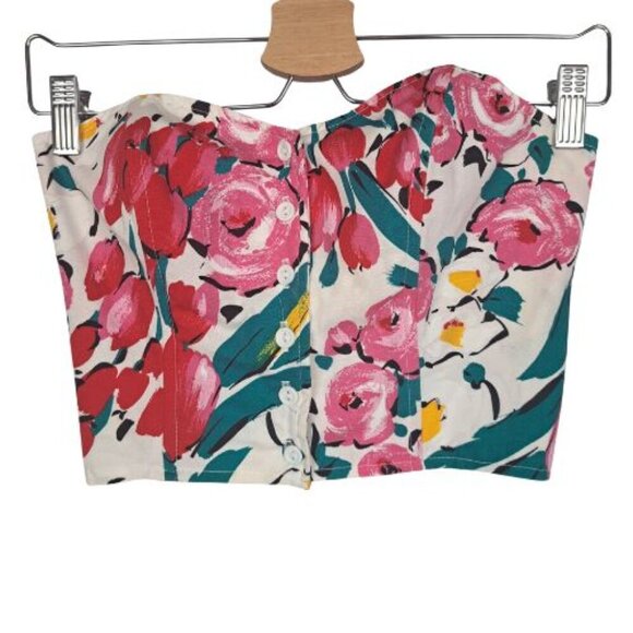 Vintage Young Hawaii by Liberty House Floral Halter Top - Picture 2 of 5